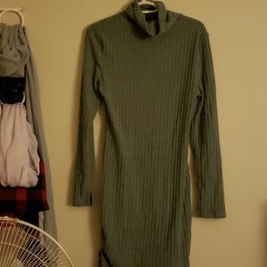 Turtleneck sweater dress